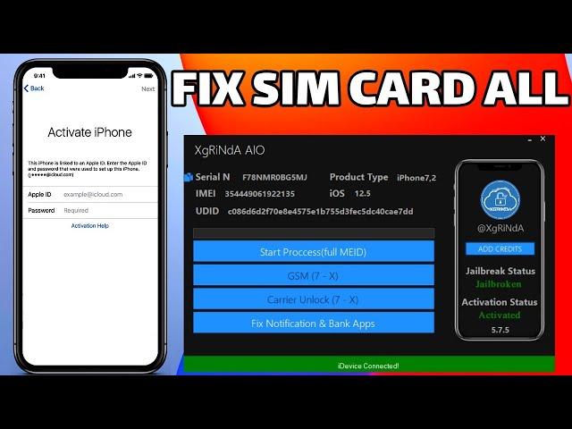 iCloud Bypass iOS 12 5 To 14 3 Fix Cellular Data Notification  Windows Method