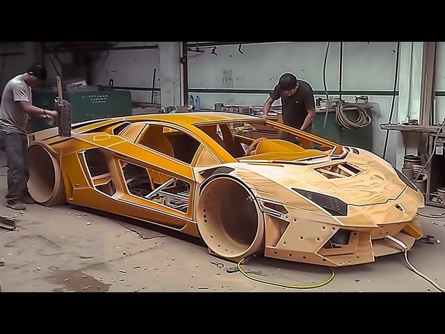 Man Builds Amazing LAMBORGHINI From Scratch in 10 Months | Start to Finish by @haisupercar