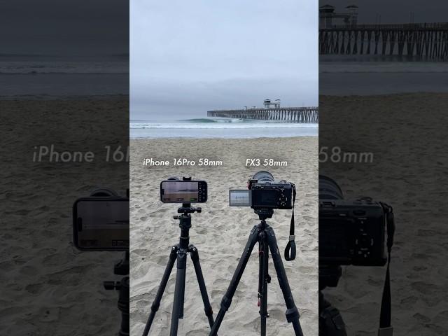 iPhone 16 Pro + SANDMARC Telephoto Lens VS. Sony FX3 