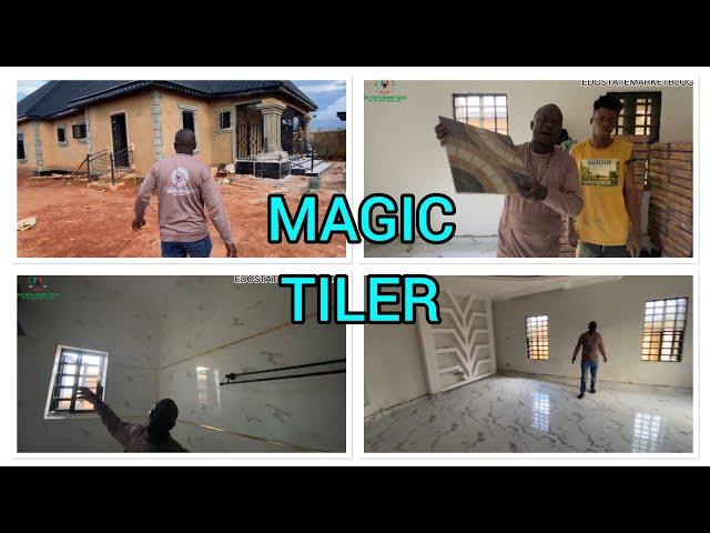 One of Edo best tiler wow see how he transformed this bungalow with tiles magic tiler check out