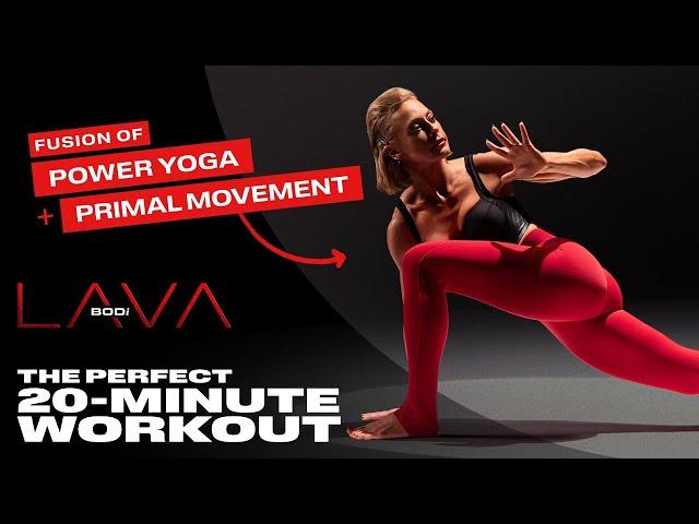 Free 20-Minute Fusion of Power Yoga & Primal Movement | Official BODi LAVA Sample Workout