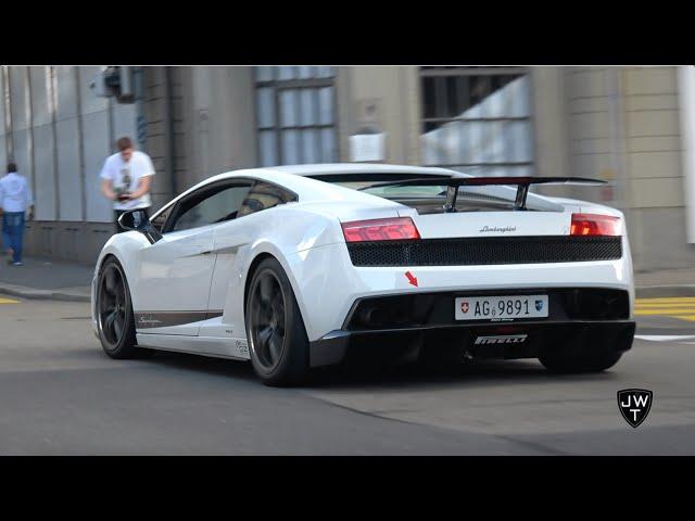Super LOUD Lamborghini Gallardo LP570-4 Superleggera in Zurich! INSANE Sounds!