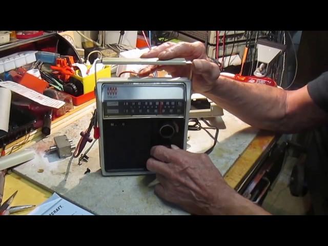 Reparatur eines alten Transistorradios...