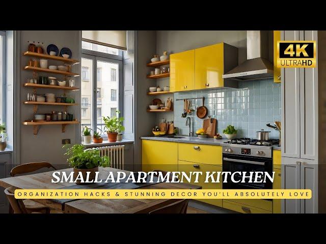 Transform Your Small Apartment Kitchen into a Functional & Beautiful Cooking Space!