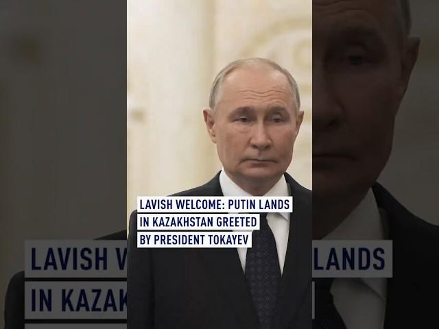 Lavish welcome: Putin lands in Kazakhstan, Greeted by President Tokayev