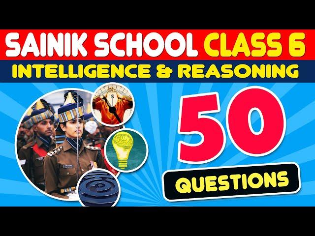 Sainik School Class 6 Intelligence & Reasoning Questions 2024 | Important Question | AISSEE