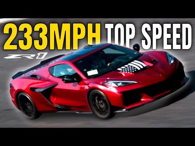 2025 Corvette ZR1 Just Hit 233 MPH in Top Speed Run