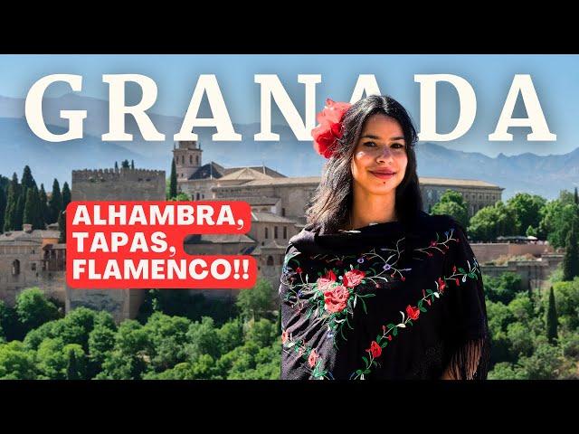 GRANADA | The Moorish gem of Spain's Andalucia region!! (ALHAMBRA, TAPAS, FLAMENCO & MORE!!)