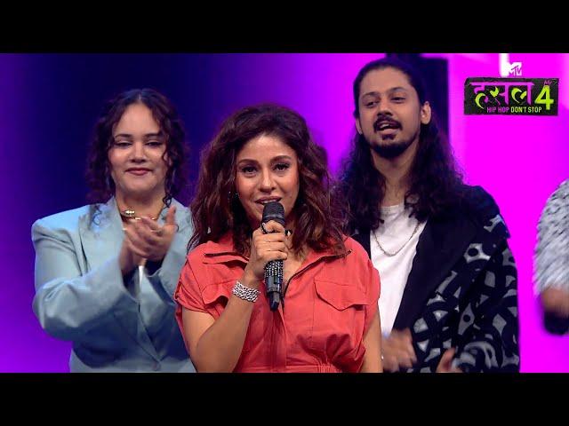 Sunidhi Chauhan को मिला Hustlers से Standing Ovation | MTV Hustle 4