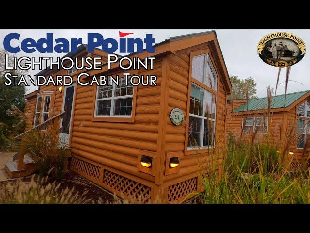 Places To Stay At Cedar Point Ohio (Lighthouse Point Standard Cabin Tour)