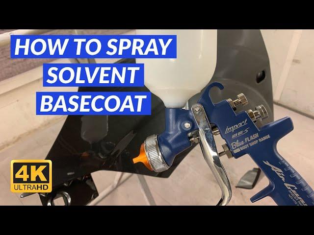 How To Spray Solvent Basecoat Episode 2 Car Spray Painting For Beginners DIY Series