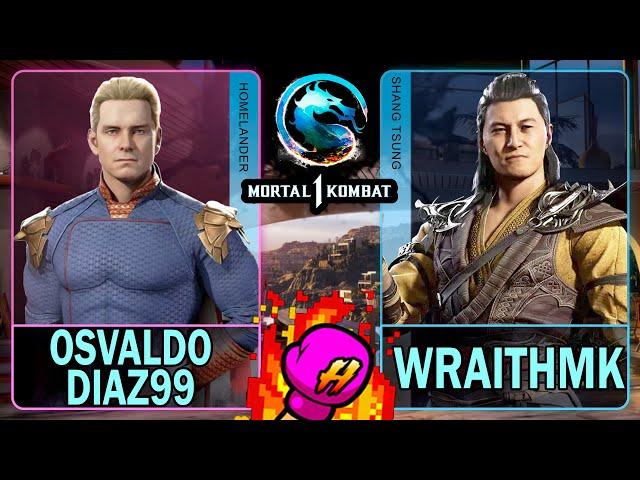 MK1 Osvaldo Diaz99 (HOMELANDER) VS WraithMK (SHANG TSUNG)Mortal Kombat 14K 60ᶠᵖˢ