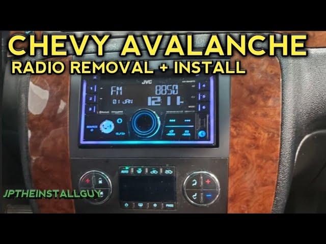 chevy avalanche radio removal replacement and install