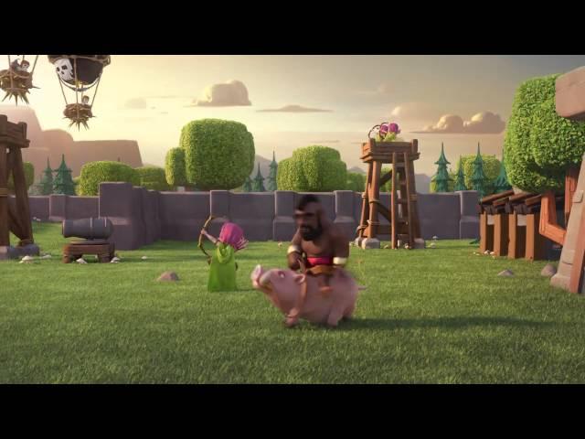 Clash of Clans - Balloon Parade - NEW TV Commercial (HD) Hog Rider Advertisement