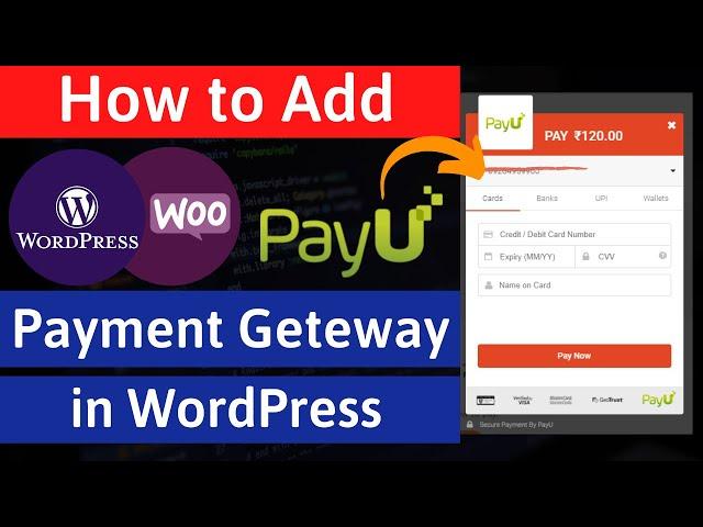 How to Integrate PayU Payment Geteway in WordPress | WooCommerce Payment Getaway Setup