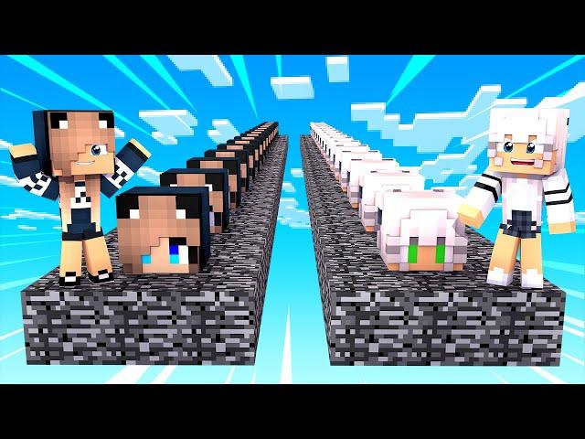 ЛАРА МАЙНКРАФТ ЛАКИ ГОНКА 100% ТРОЛЛИНГ MINECRAFT