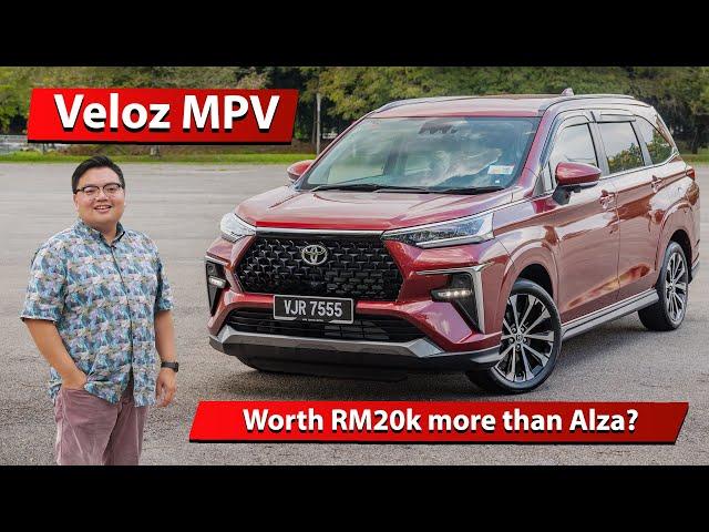 2023 Toyota Veloz Malaysian review - RM95k, worth it over Alza?