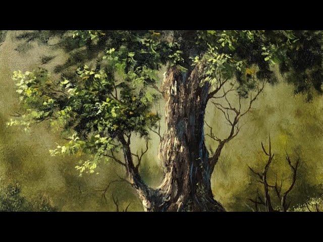 How To Paint A Tree In A Forest With Oil - Paintings By Justin