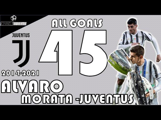 Alvaro Morata All 45 Goals For Juventus 2014-2021