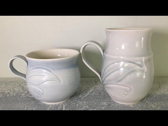 Throwing a porcelain mug