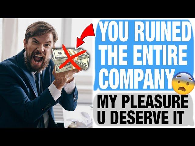 r/Revenge - COMPANY SCREWED ME OVER, MY RESPONSE COST THEM $700,000!