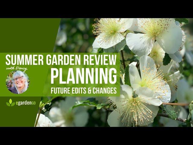 Summer Garden Review to Plan for Future Edits and Changes