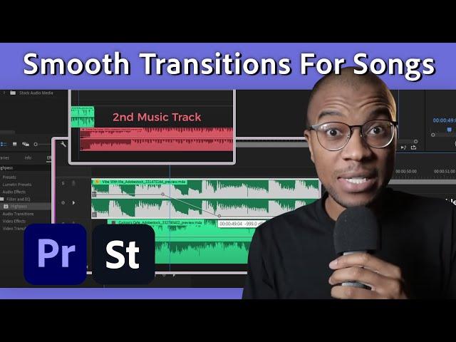 How to Transition Between Songs | Premiere Pro Tutorial with Josh Olufemii | Adobe Video