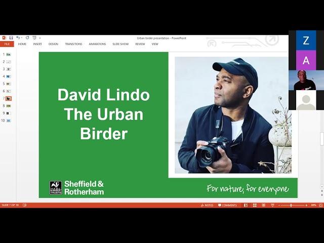 An evening with David Lindo – The Urban Birder