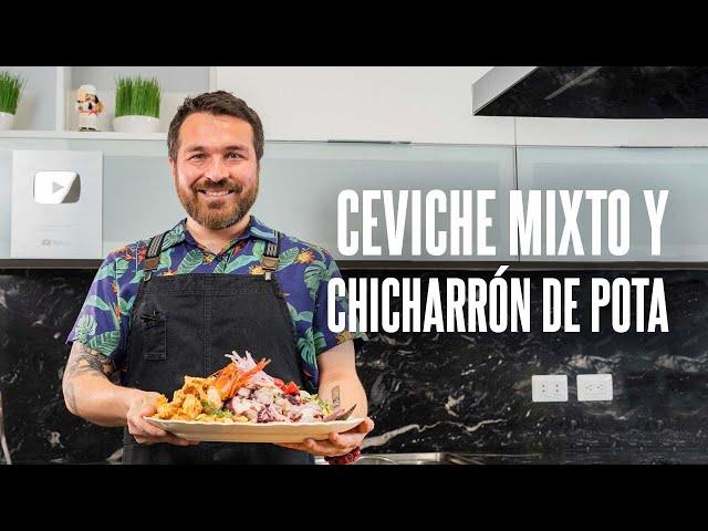 TE ENSEÑO A PREPARAR CEVICHE MIXTO Y SU INFALTABLE CHICHARRON DE POTA | GIACOMO BOCCHIO