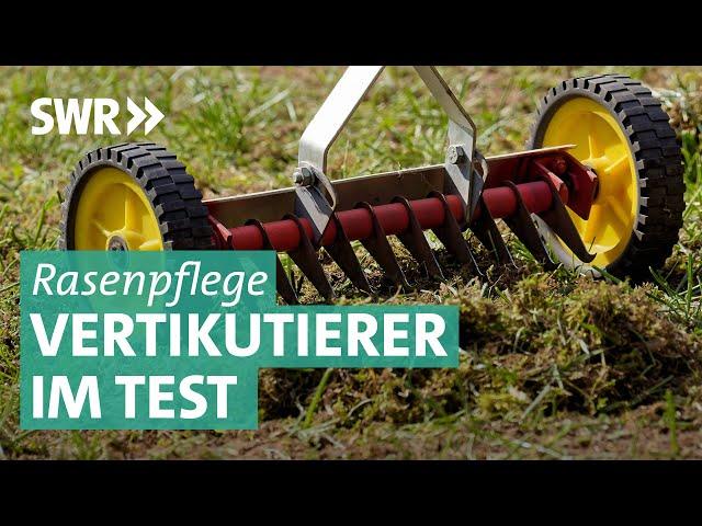 Rasenvertikutierer im Test | Marktcheck SWR