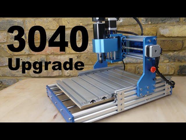 CNC 3018 to 3040 Upgrade with 500W Spindle Motor  ( Sainsmart Genmitsu )