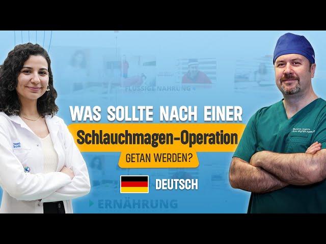 Was sollte nach einer Schlauchmagen-Operation getan werden? Diät programm / Einsatz von Medikamenten