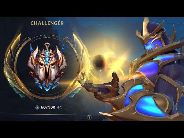 Wild Rift ZED Challenger Rank Promotion Gameplay