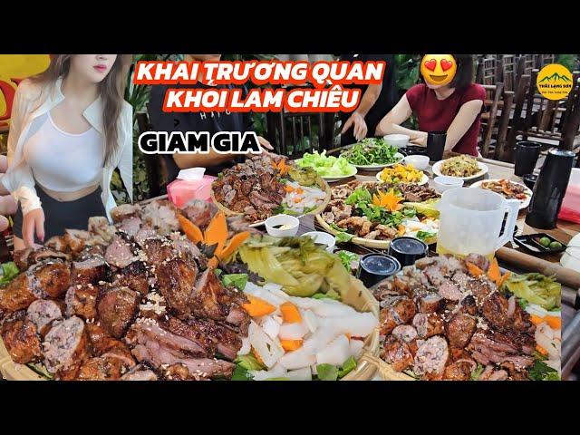 KHAI TRƯƠNG QUÁN MỌI NGƯỜI KÉO NHAU ĐẾN ĂN MẸT ĐỒ NƯỚNG 45OK FULL ĐỒ SIÊU NGON TLS