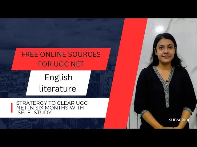 Free online sources to clear UGC NET in English Literature in six months with self study