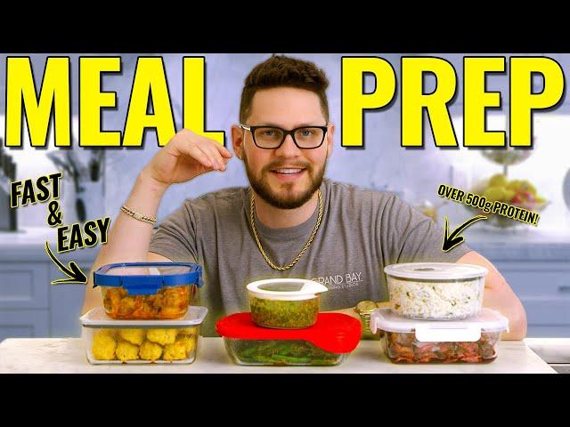 My Current Healthy Meal Prep Routine for Fat Loss & Muscle Gain! (Fast & Easy!)