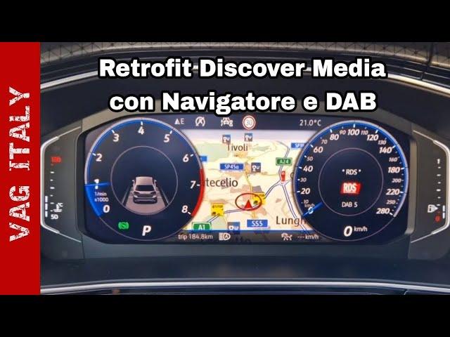 Retrofit Discover Media con Navigatore e DAB su VW T-Cross ma si può montare anche su altre VAG