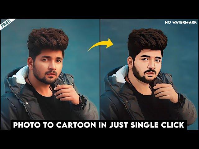 Convert Any Normal Photo into Anime/Cartoon Image For Free || Ai Viral Photo Editing Tutorial