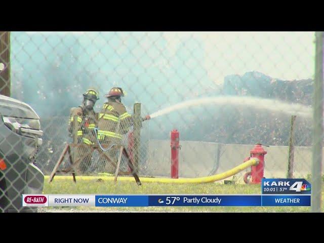 Wind conditions help fire grow at White Hall paper mill