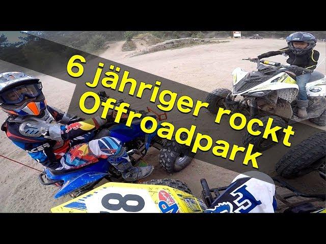 6 jähriger rockt Offroadpark / Schaden am Quad / Quad-Vlog ToxiQtime