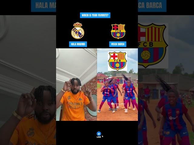 HALA MADRID Vs VISCA BARÇA || Prt 113 #shorts #dance #music  #halamadrid #viscabarça #laliga