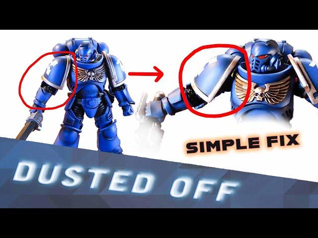 Dusted Off Ep. 12: JoyToy Space Marine Shoulder Articulation Fix Tutorial