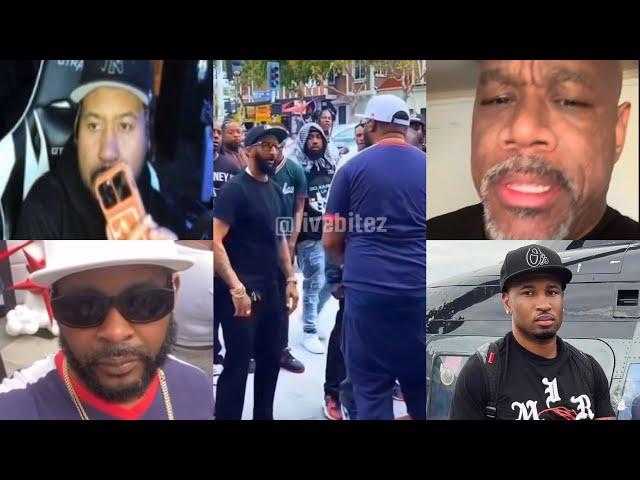 Fade scheduled ️! Akademiks calls Roccstar & Wack100 to speak on Blacc Sam standing on Business!