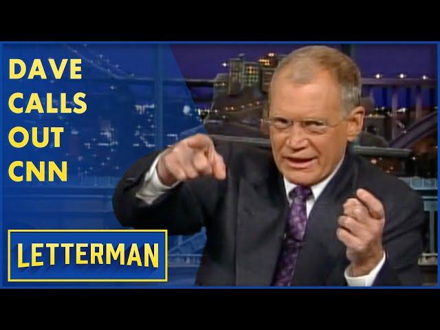 Dave Calls Out CNN And The White House | Letterman