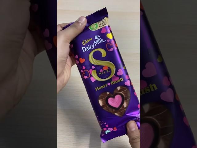 Cadbury Dairy Milk Silk Heart Blush | #asmr #shots #shorts