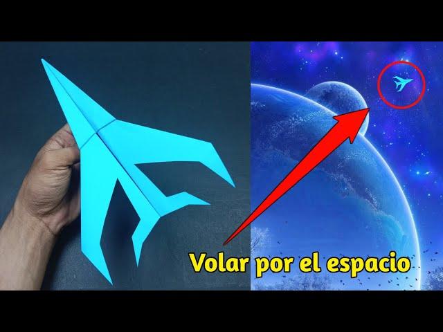 el avión de papel más sofisticado: puede volar por el espacio