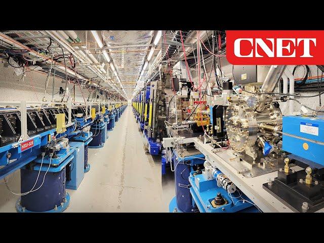 Inside a two-mile long particle accelerator