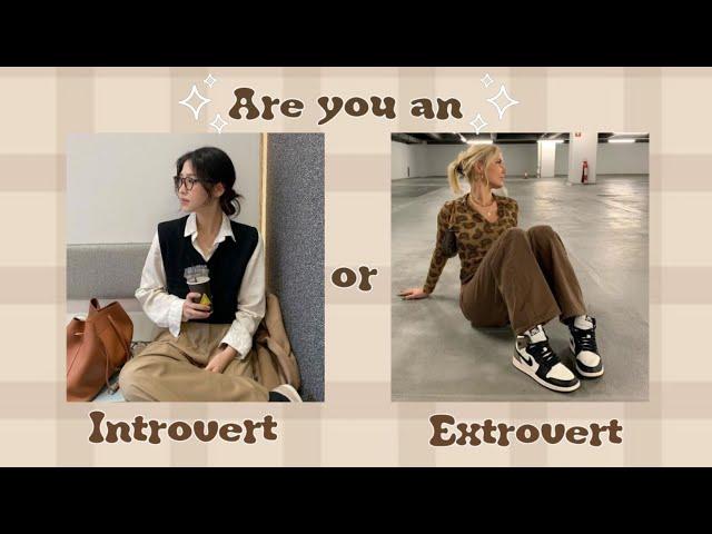 are you an Introvert or Extrovert? ️ aesthetic quiz | Inthebeige