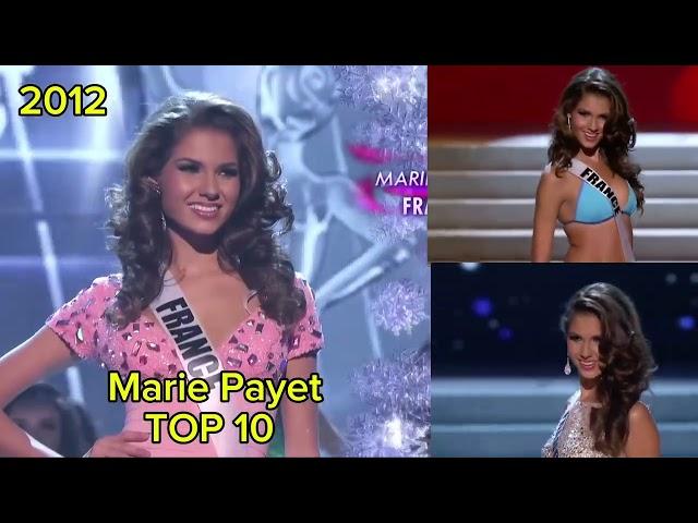 Every France entered semi-finalists of Miss Universe