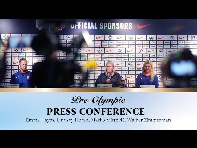 OLYMPIC SEND-OFF PRESS-CONFERENCE: U.S. Men's and Women's Olympic Soccer Teams | July 8, 2024